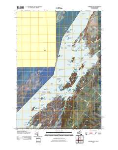 Chippewa Bay 2011 topographic map thumbnail