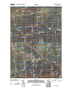 Churubusco 2010 topographic map thumbnail