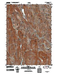 Clarksville 2010 topographic map thumbnail