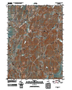 Claverack 2010 topographic map thumbnail