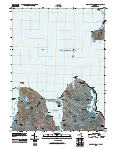 Gardiners Island West 2010 topographic map thumbnail