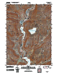 Gilboa 2010 topographic map thumbnail