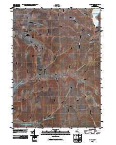 Erieville 2010 topographic map thumbnail