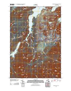 Franklin Falls 2010 topographic map thumbnail