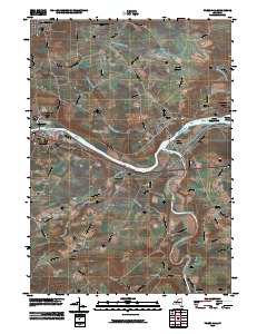 Tribes Hill 2010 topographic map thumbnail