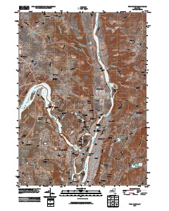 Troy North 2010 topographic map thumbnail