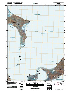 Gardiners Island East 2010 topographic map thumbnail