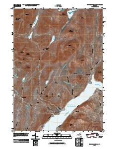 Ohmer Mountain 2010 topographic map thumbnail