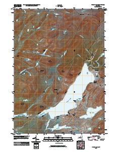 Piseco Lake 2010 topographic map thumbnail