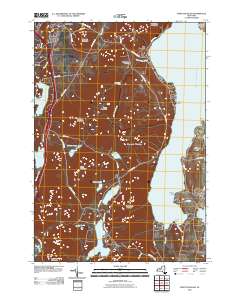 Port Douglass 2010 topographic map thumbnail