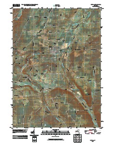 Nunda 2010 topographic map thumbnail