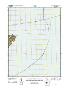 Montauk Point OE E 2012 topographic map thumbnail