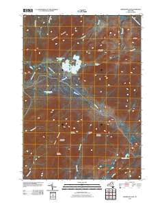 Ampersand Lake 2010 topographic map thumbnail