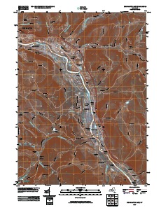 Binghamton East 2010 topographic map thumbnail
