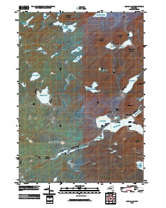 Canada Lake 2010 topographic map thumbnail