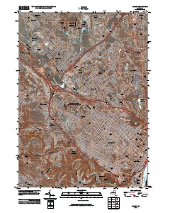 Albany 2010 topographic map thumbnail