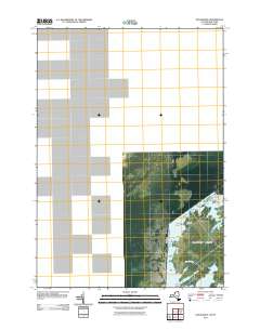 Grindstone Island 2011 topographic map thumbnail