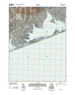 Quogue 2011 topographic map thumbnail