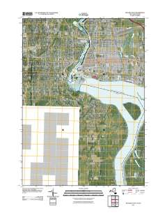 Niagara Falls 2011 topographic map thumbnail