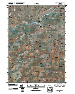 West Henrietta 2010 topographic map thumbnail