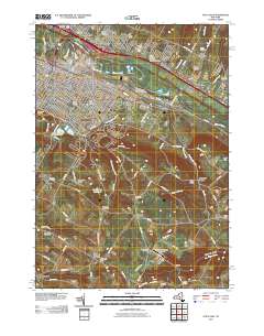 Utica East 2011 topographic map thumbnail