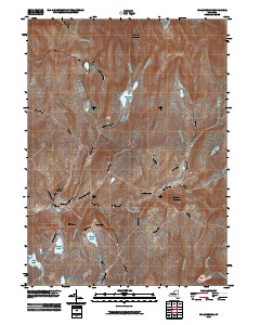 Willowemoc 2010 topographic map thumbnail