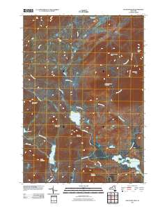 Santanoni Peak 2010 topographic map thumbnail