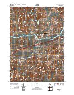 Weedsport 2010 topographic map thumbnail