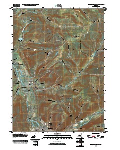 Wellsville North 2010 topographic map thumbnail