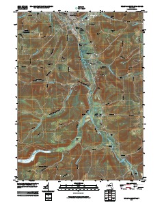 Wellsville South 2010 topographic map thumbnail