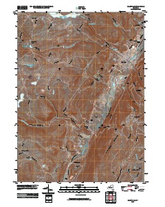 Ellenville 2010 topographic map thumbnail