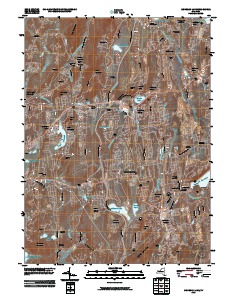 Mohegan Lake 2010 topographic map thumbnail