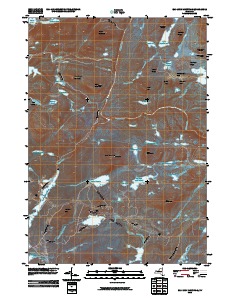 Bad Luck Mountain 2010 topographic map thumbnail