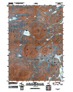 Rock Lake 2010 topographic map thumbnail
