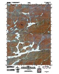 Forked Lake 2010 topographic map thumbnail