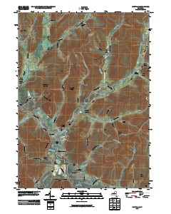 Portville 2010 topographic map thumbnail