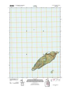 Galloo Island 2011 topographic map thumbnail