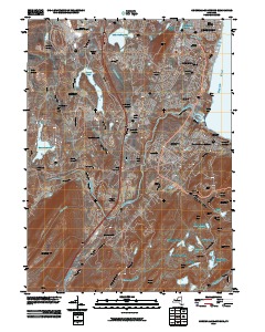 Cornwall-on-Hudson 2010 topographic map thumbnail