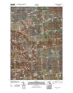 Chateaugay 2010 topographic map thumbnail