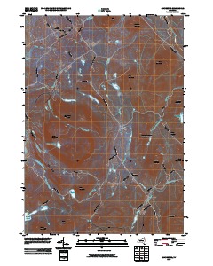 Johnsburg 2010 topographic map thumbnail