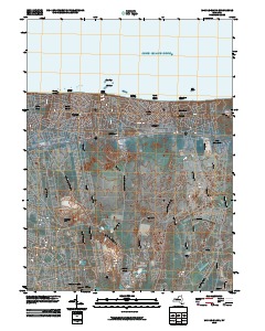 Middle Island 2010 topographic map thumbnail