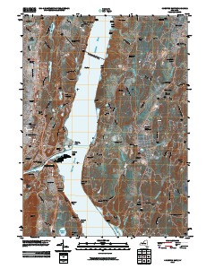 Kingston East 2010 topographic map thumbnail