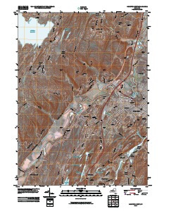 Kingston West 2010 topographic map thumbnail
