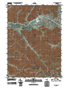 Knapp Creek 2010 topographic map thumbnail
