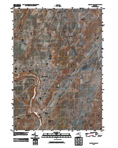 Hudson Falls 2010 topographic map thumbnail