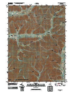 Humphrey 2010 topographic map thumbnail