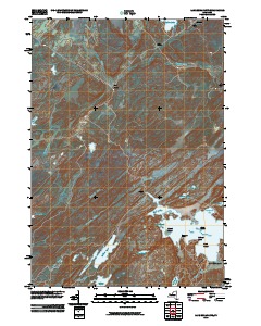 Lake Bonaparte 2010 topographic map thumbnail