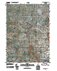 Rochester West 2010 topographic map thumbnail