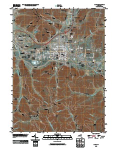 Olean 2010 topographic map thumbnail