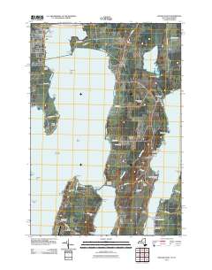 Rouses Point 2011 topographic map thumbnail